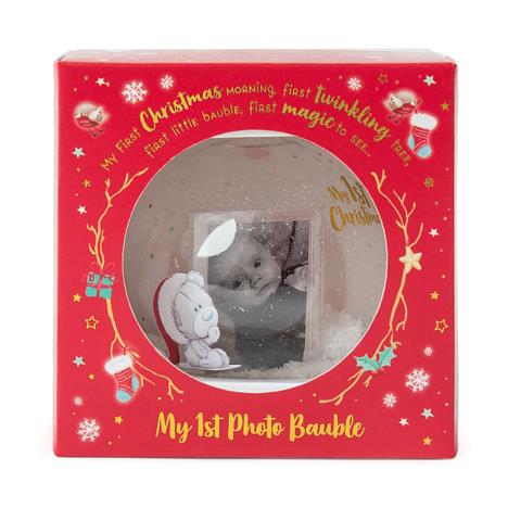 My 1st Christmas Tiny Tatty Teddy Photo Bauble Tree Decoration £9.99